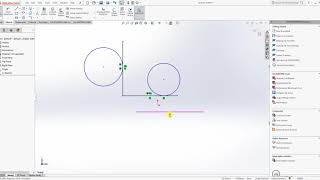 SolidWorks Tutorial 17  Use of Display Delete Relation, Add Relation, Fully Defined Sketch