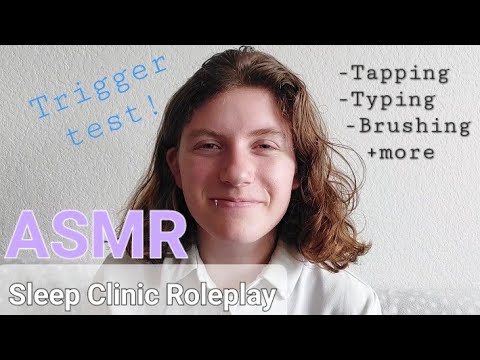 Asmr Sleep Clinic Roleplay Trigger Test Youtube