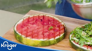 How to Make Grilled Watermelon Pizza | Kroger Recipes | Kroger