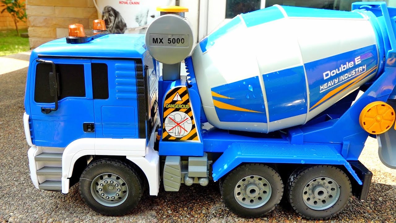 믹서 트럭 포크레인 중장비 자동차 장난감 모래놀이 Truck Car Toy Video for Kids YouTube