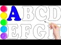 🌈Learn A to H Letters with Coloring ✨and🌈 Drawing📌