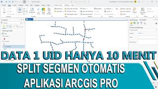 Split Segmen Otomatis | ArcGIS Pro | Split JTM, JTR, SR, dll |