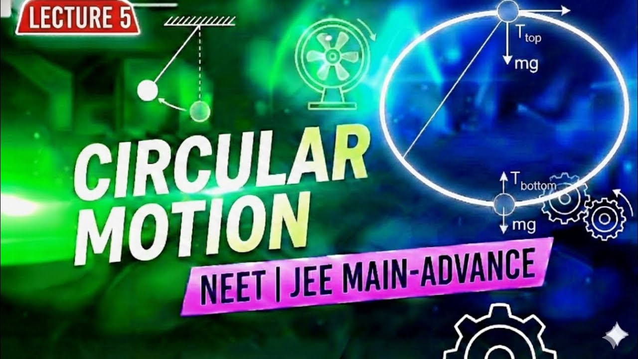 Lecture-05 Circular Motion Class 11 Physics | Complete Concepts & Numerical/NEET/JEE MAINS/ADVANCE