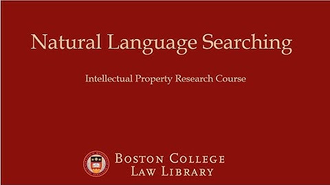 Natural Language Searching