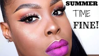 Summer Time Fine Makeup Tutorial New Anastasia Beverly Hills Single Summer Eyeshadows