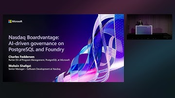 Nasdaq Boardvantage: AI-driven governance on PostgreSQL and Microsoft Foundry | BRK137