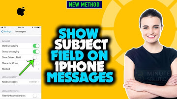 How to Show Subject Field on iPhone Messages 2024