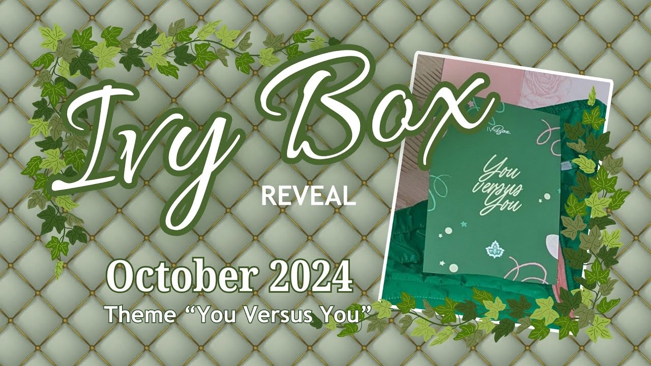 IVY BOX OCTOBER 2024 REVEAL "You Versus You" | Alpha Kappa Alpha: Pinkie Up/Down? 