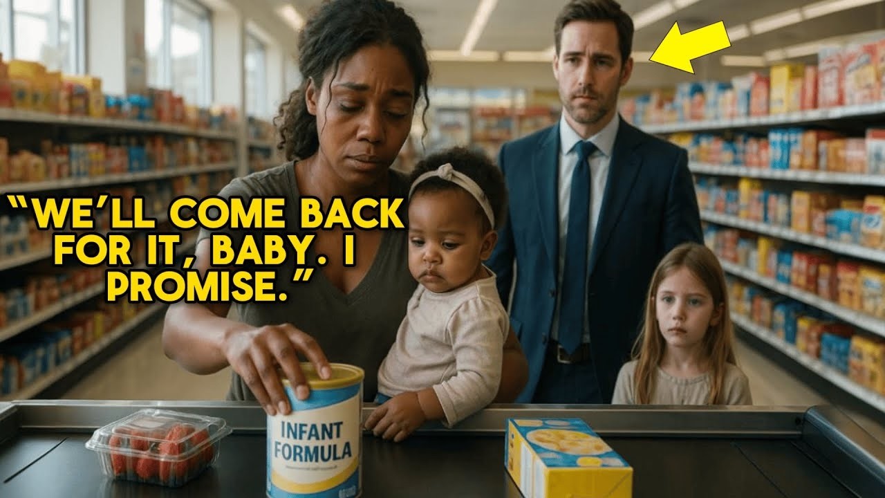 Millionaire Saw Poor Black Single Mom Returning Daughter’s Milk — What He Did Next Shocked Everyone