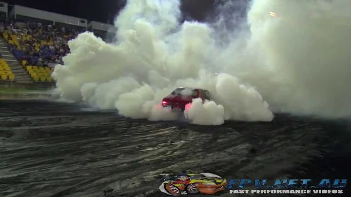 GTR350 BLOWN V8 TORANA BURNOUT SUPERNATS 2013