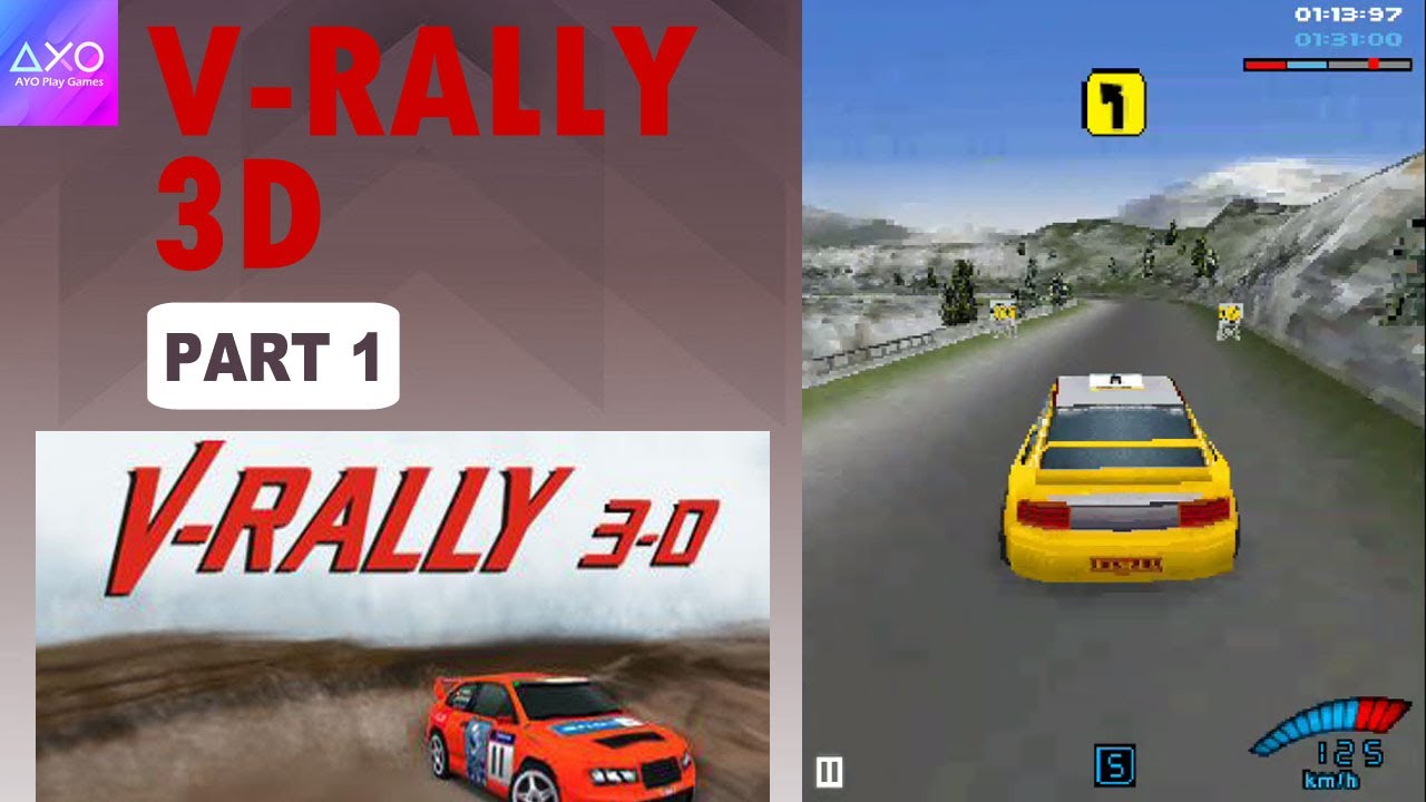 Salah satu game mobile rally terbaik pada masa nya | V-Rally 3D | Java ...