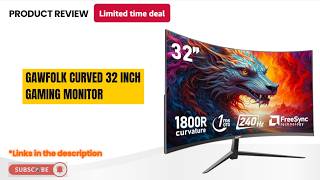Gawfolk 32" 240Hz Curved Gaming Monitor Review - Best Cheap 32 Inch Monitor?