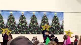 Caleb and Leah Christmas program 2014