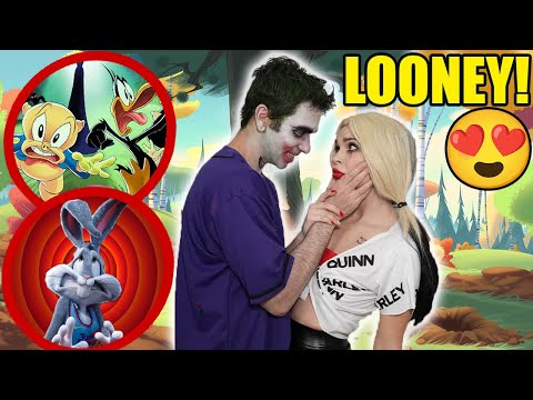 HARLEY & JOKER vs LOONEY TOONS! (w/Bugs Bunny🐰)