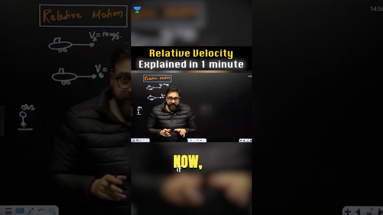 NEET 2026 Physics: Relative Velocity Explained 
