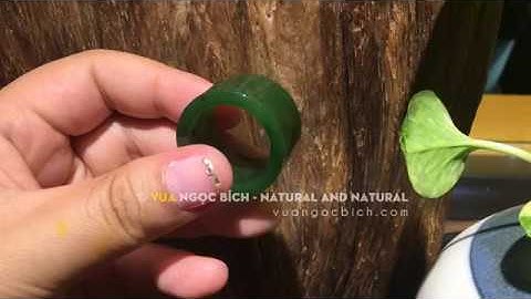 Nhẫn Ngón Cái / Nhẫn Càn Long Ngọc Bích Nephrite Jade (2645) - Vua Ngọc Bích