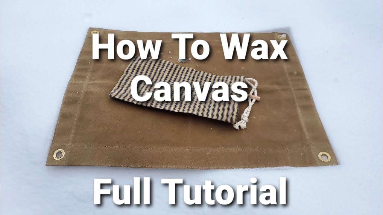 DIY: How to Wax Canvas Fabric