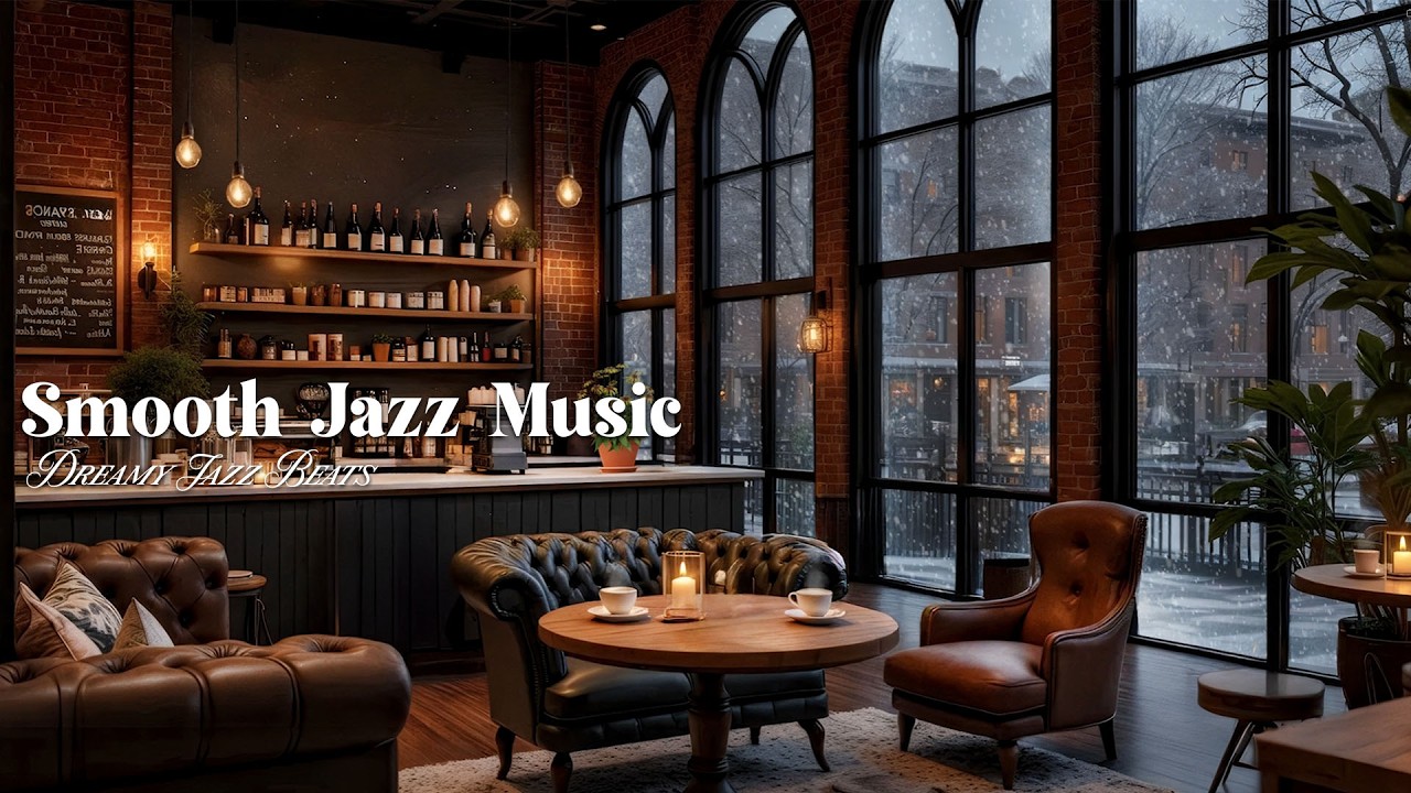 Cozy London City Coffee Corner & Smooth Jazz ☕ Instrumental Music for Focus, Work & Productivity