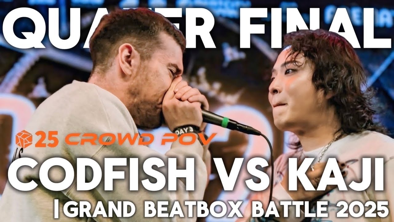 CODFISH VS KAJI | Grand Beatbox Battle 2025 | Crowd POV