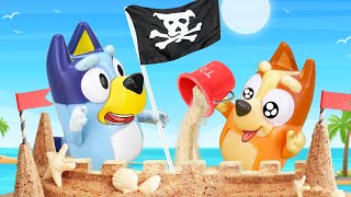 Bluey and Bingo's Holiday Sandcastle Construction Funny by Doodles Experiments 6,811 views 3 weeks ago 14 minutes, 58 seconds