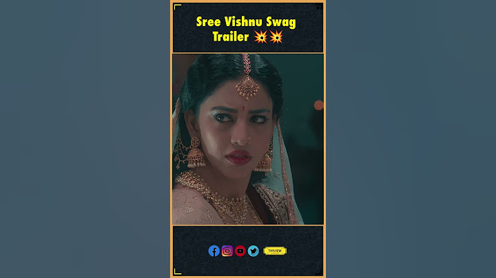 Sree Vishnu Swag Trailer 💥💥 | Sree Vishnu,  Rithu Varma | Hasith Goli | THYVIEW