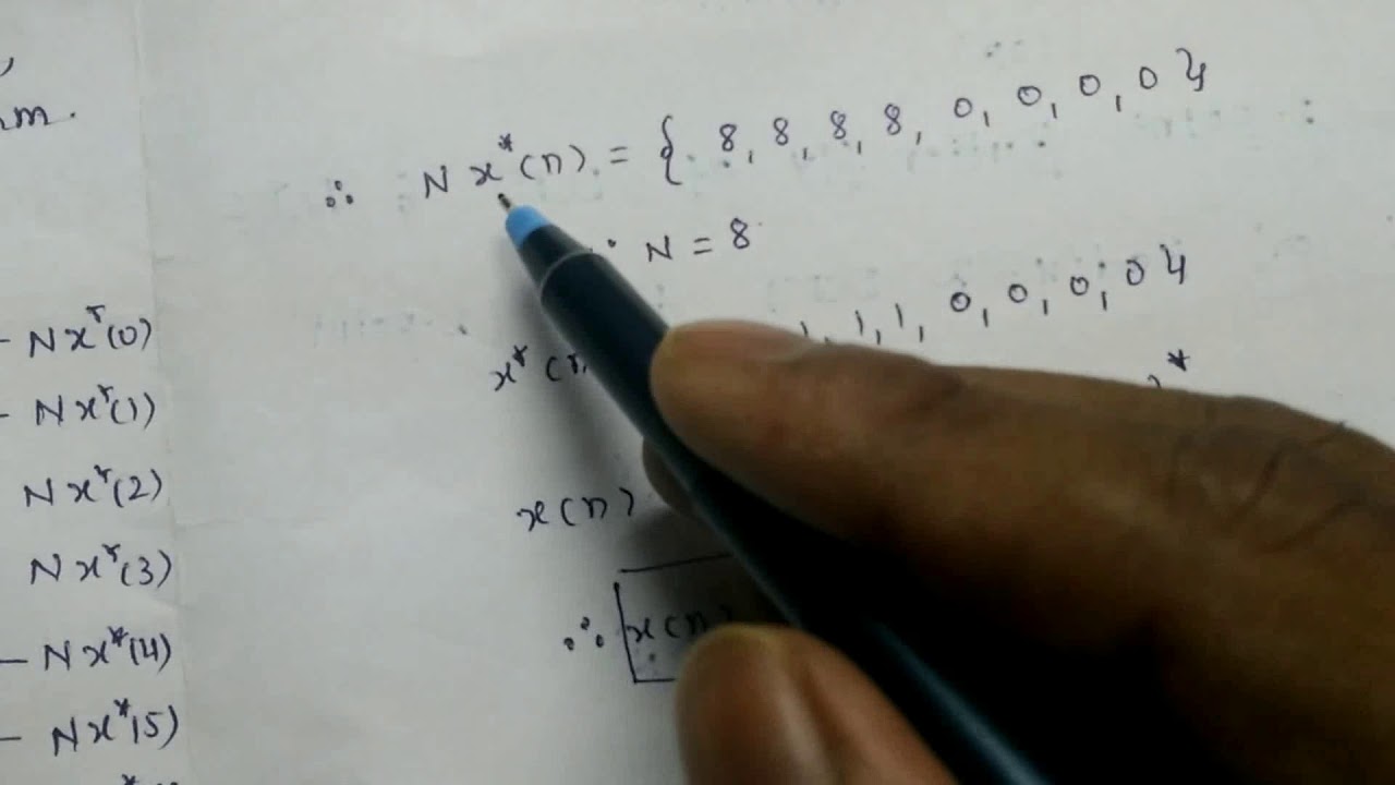 DSP RADIX 2 DIT AND DIF ALGORITHM - YouTube