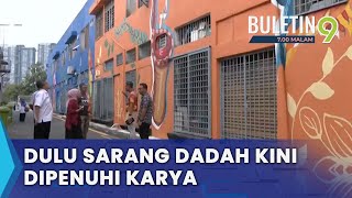 Karya Seni Jalanan Ubah 'Lorong Gelap' Taman Beringin