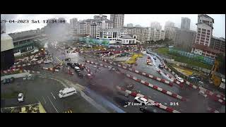 Amazing Traffic Diversion In Singapore From X Junction To A Gyratory System