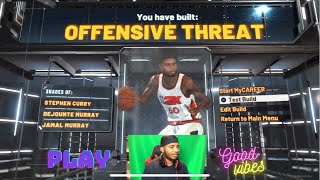 BEST PG BUILD ON NBA2K22 CURRENT GEN “OFFENSIVE THREAT” | ANIMATIONS, SIGNATURES, and JUMPSHOT !