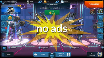 No more ads show in war robots (fix for both android and ios)