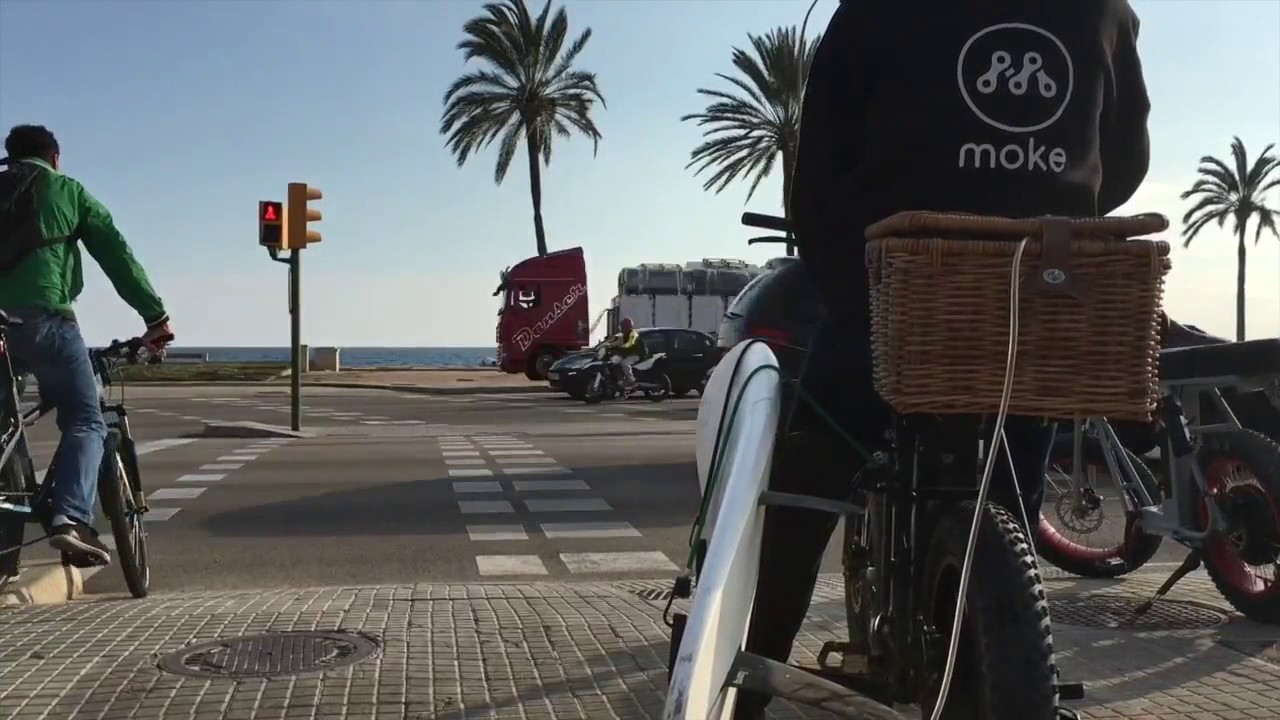 MOKE Beach Cruiser Surfboard rack test YouTube