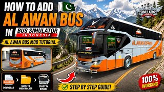 How to Add Al Awan Bus in Bus Simulator Indonesia (BUSSID) Al Awan Bus Mod Tutorial || Farhan15x screenshot 3