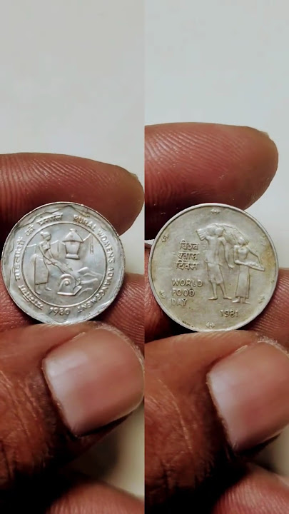 Rare 25 Paise Coins of India | 1980 Rural Women & 1981 FAO Food Day #oldcoins#paisa#short#coin