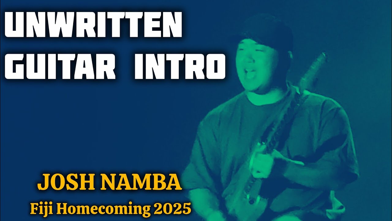 Unwritten Guitar Intro - Josh Namba