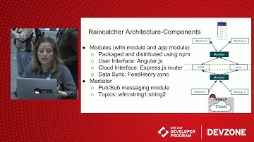 Red Hat Mobile Application Platform (RHMAP) Raincatcher, by Juana Nakfour