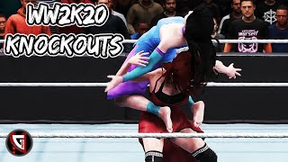 WWE 2K20 Knockout Scenes & Submission Holds. screenshot 5