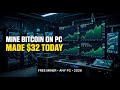 Mine Bitcoin on Your PC Tonight with Octaspace — Results from My Test