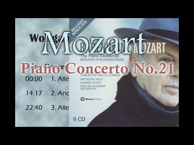 Mozart - Concerto pour piano n°21: 3è mvt : Orch Philh Berlin / D.Barenboim