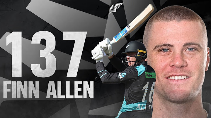 2️⃣1️⃣ Boundaries In Finn Allen Record Breaking Innings | 3rd T20i New Zealand v Pakistan 2024
