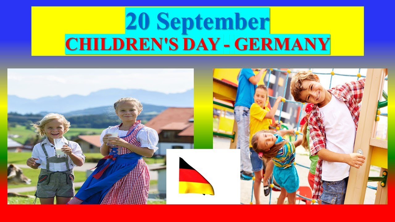 Kindertag, Deutschland CHILDREN'S DAY Germany Children's Day Kindertag, Deutschland CHILDREN'S DAY Germany Children's Day