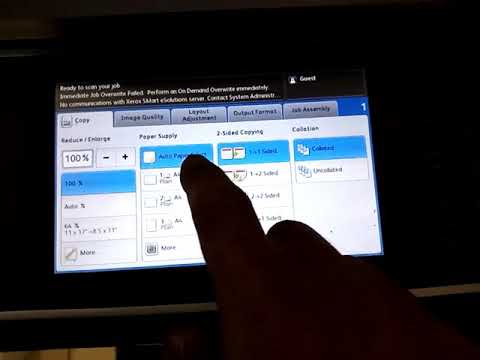 Xerox WC 5855 How To Saved NIC Setting