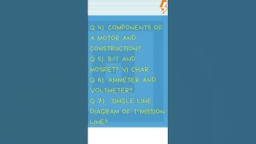 INTERVIEW QUESTIONS |  "Cracking the Circuit: Top Electrical Exam and Interview Questions " |