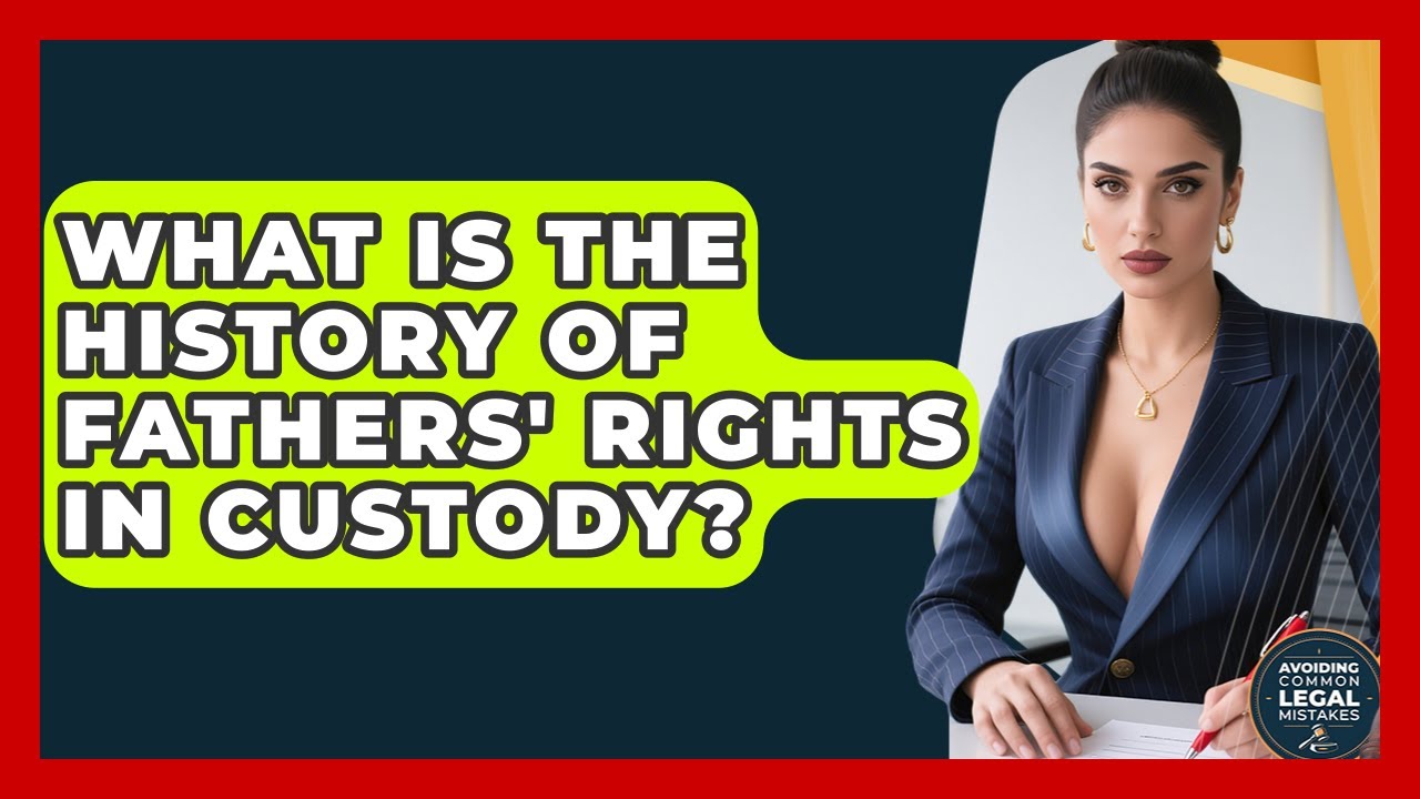 What Is The History Of Fathers' Rights In Custody? | Avoiding Common Legal Mistakes News