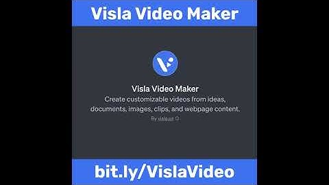 Visla Video Maker GPTs: Create professional videos with ease