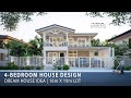 4 Bedroom House Design in 16m x 19m Lot | Dream House Idea