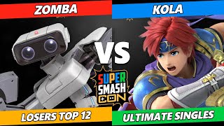 SSC 2022 Top 12 - Zomba (R.O.B) Vs. Kola (Roy) Smash Ultimate Tournament