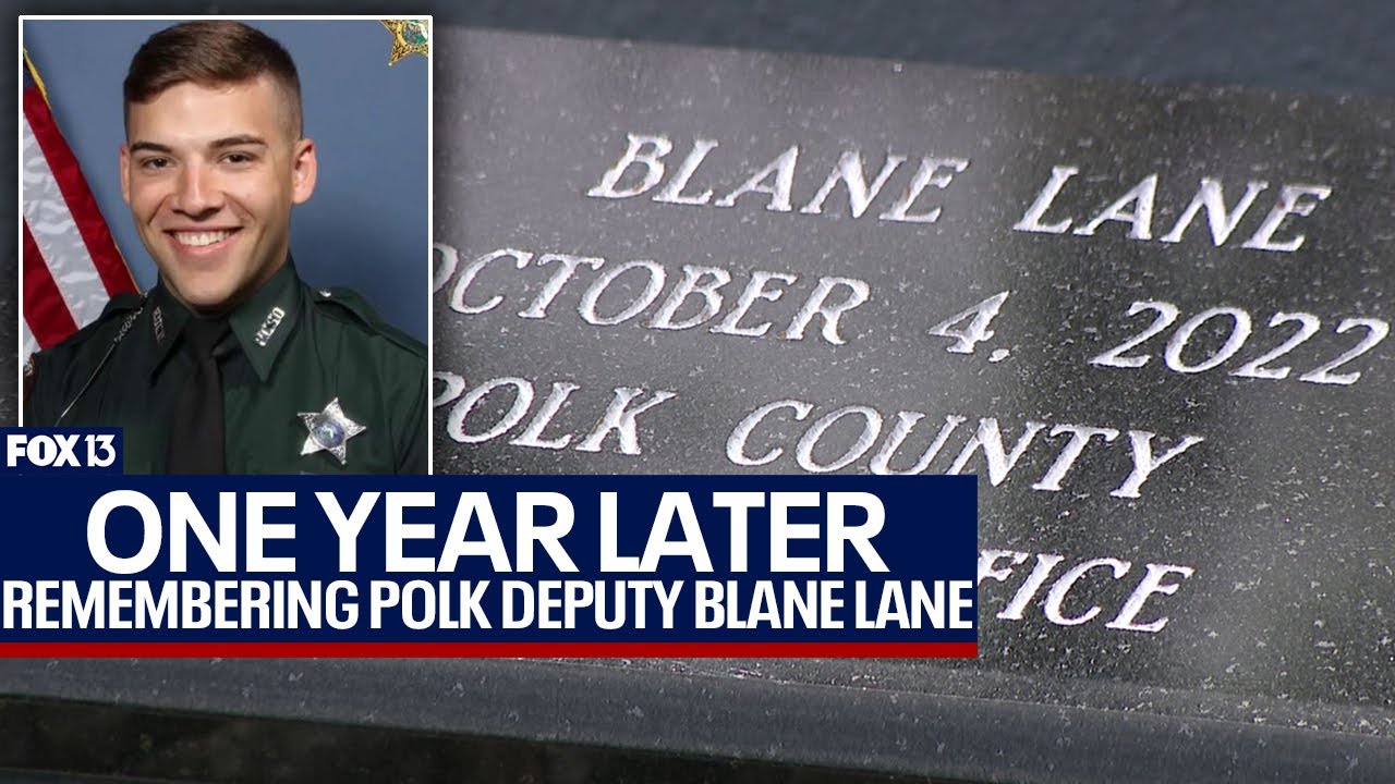 One year: Polk Deputy Blane Lane killed in the line of duty - YouTube