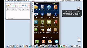 Using Droid@Screen app for Android screen recordings