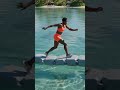 Need courage to running on the floating beam #balance #fitness #fitnessmotivation