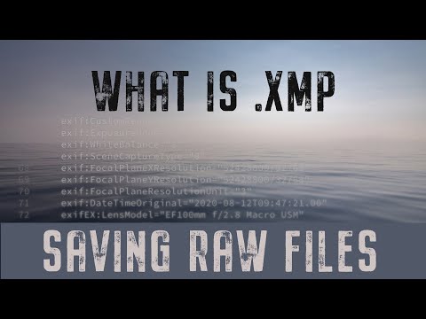.xmp एक .xmp फ़ाइल क्या है